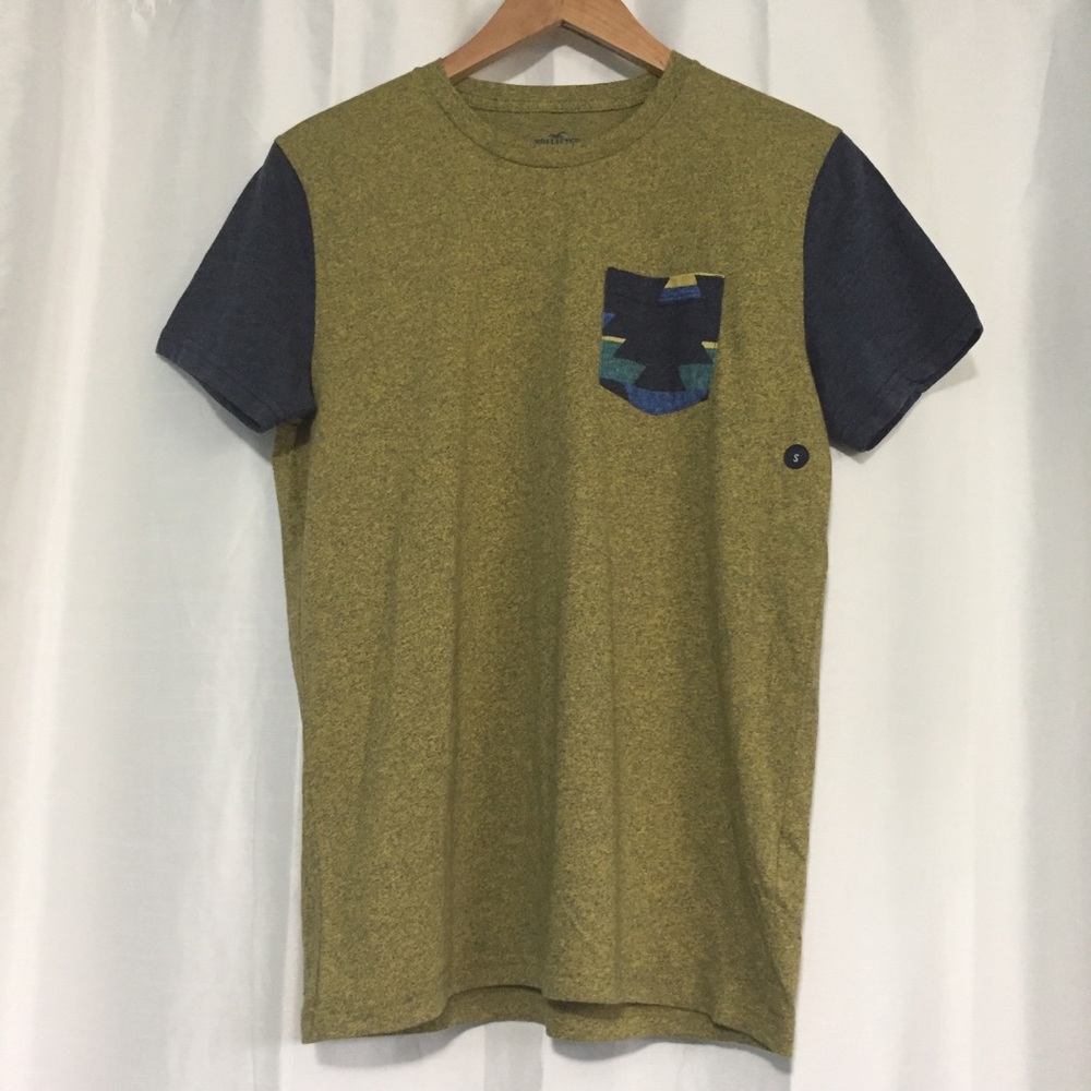 Men’s Size S Heather Pattern Pocket Tee